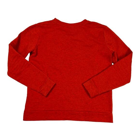 Jacqueline de Yong Sweatshirt Unstoppable Red Long Sleeve Crewneck Women's Small - Picture 12 of 12